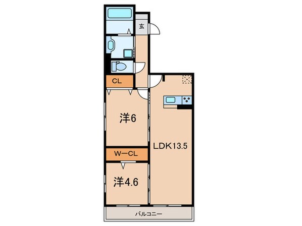 オルテンシア魚崎中町の物件間取画像